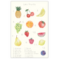 Affiche éducative & décorative "Fruits"