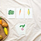 Cartes d'apprentissage résistantes "Légumes"